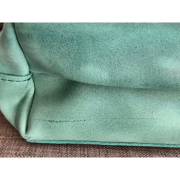 Portland Leather mini crossbody in SURF  - Picture 4 of 7